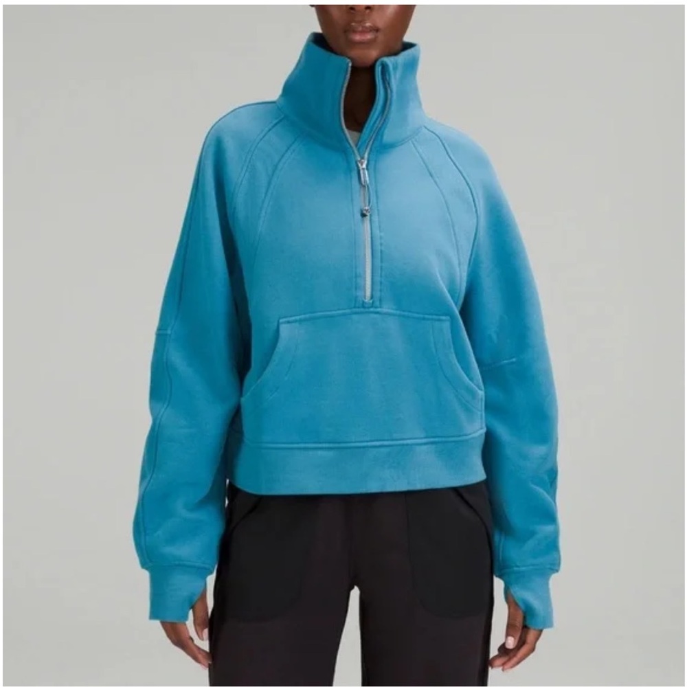 Lululemon Scuba Oversized cropped 1/2 Zip in - Oceanic
XS/S